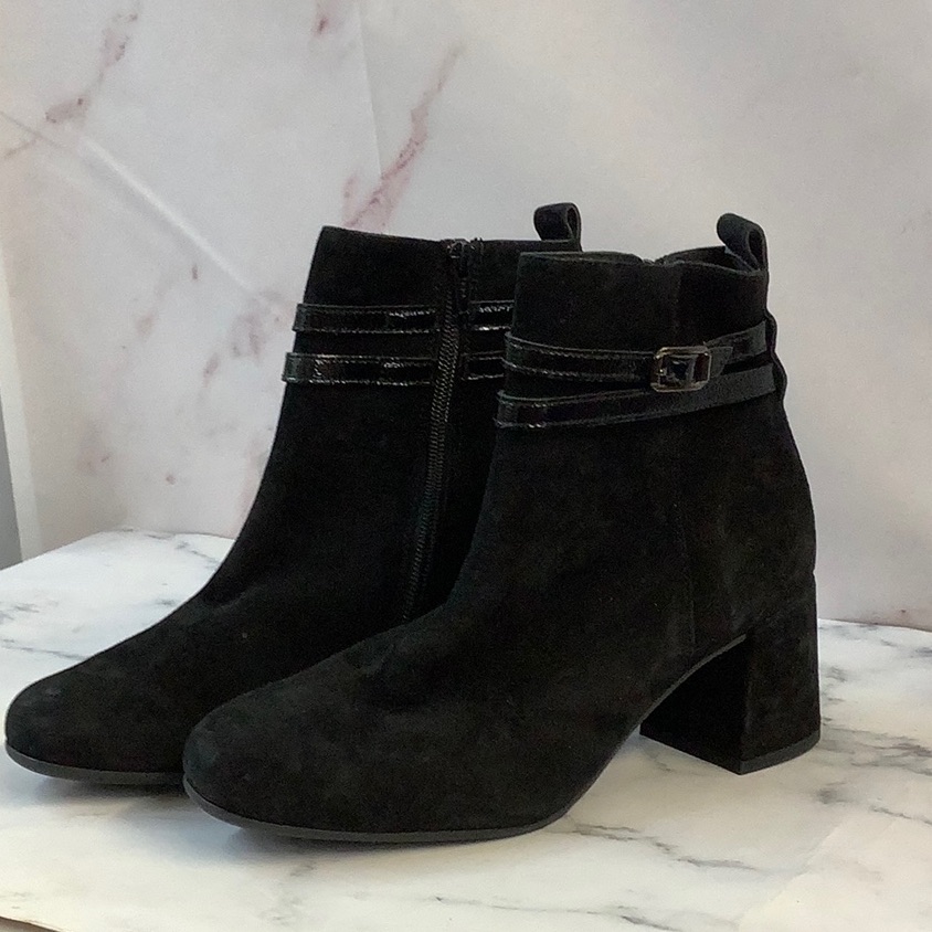 Nwt Paul Green Women's Ankle Boots, Black Size 7